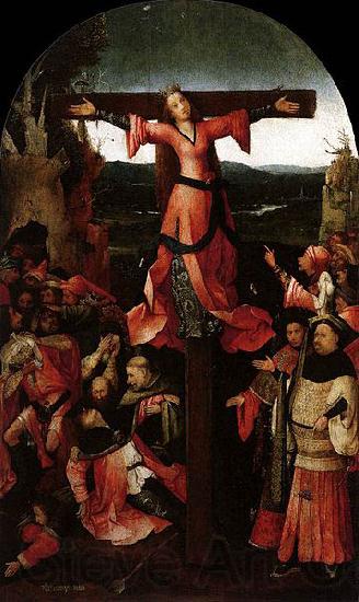 Hieronymus Bosch Triptych of the crucified Martyr Norge oil painting art